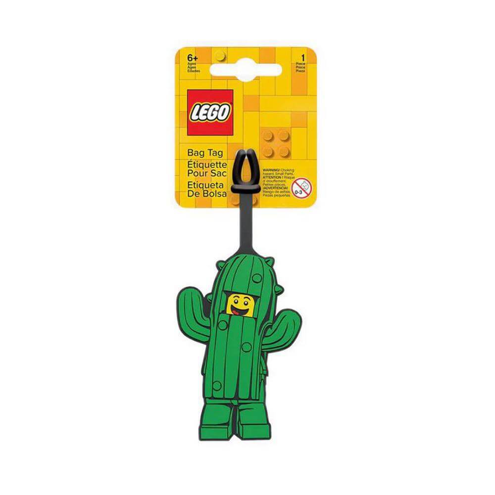 Lego Bag Tag Cactus Boy